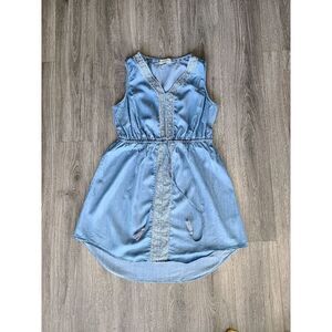 KNOX ROSE  XXL sleeveless tunic dress blue boho